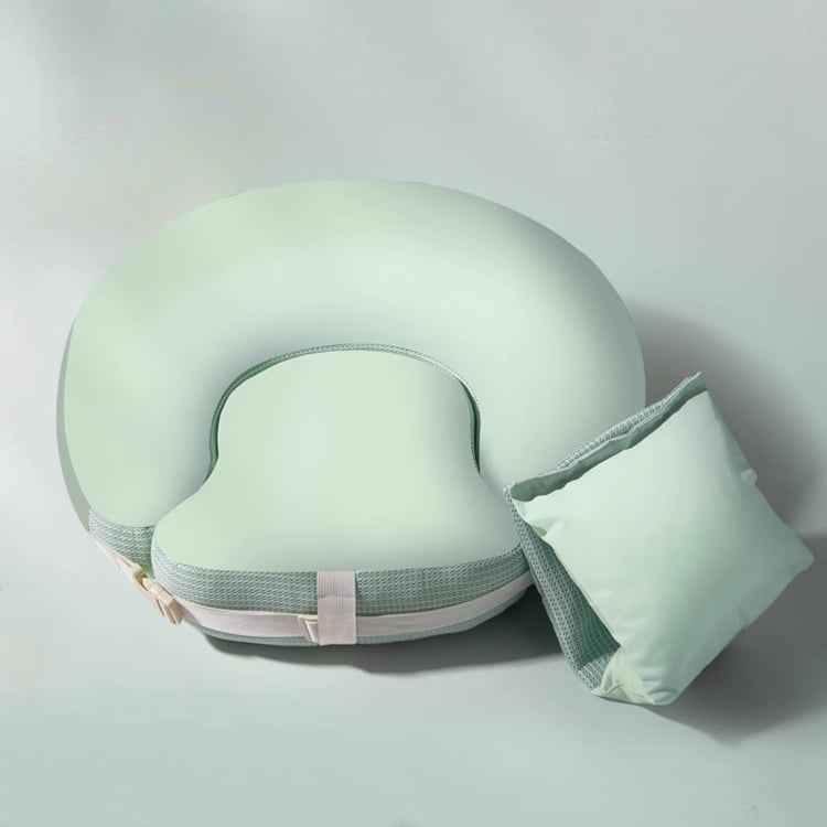2-in-1 Nursing Pillow for Cradle Feeding & Reclined Feeding