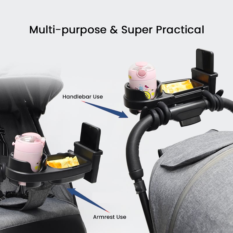 Multi-Function Stroller Tray
