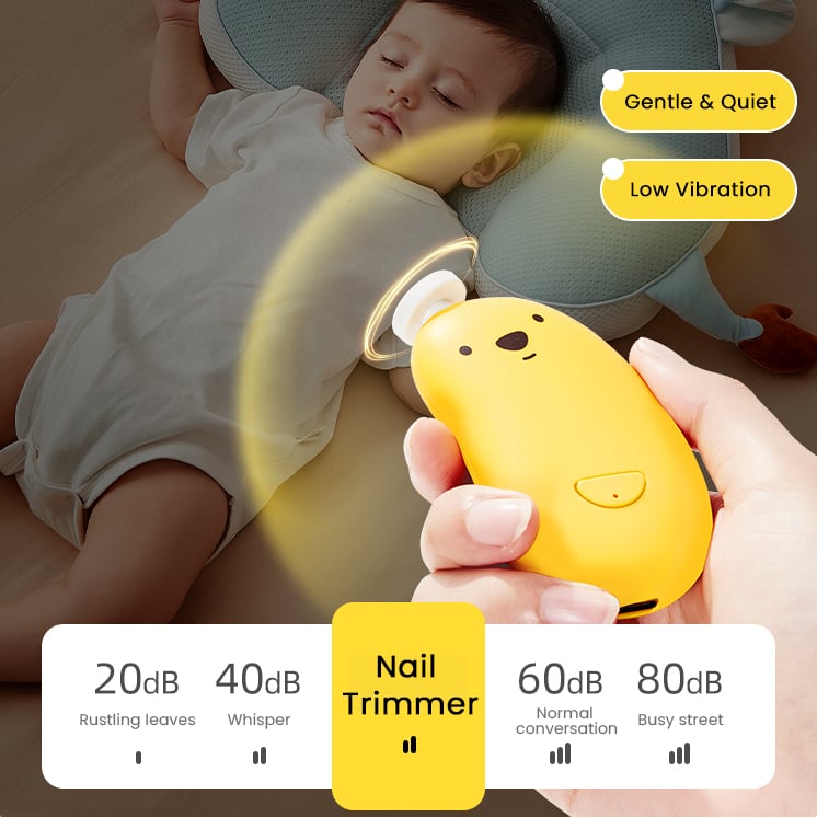 Low sound and gentle vibration