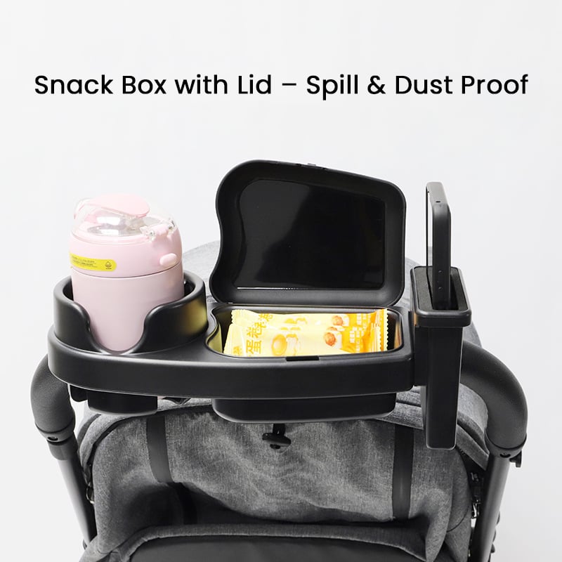 summer infant stroller tray Multi-Function Stroller Tray – Easy Install, Snack & Bottle Holder – Cloosoft